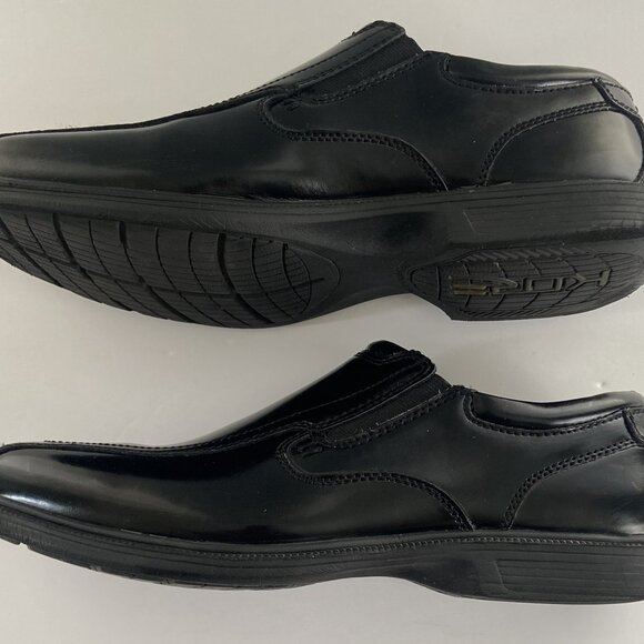Nunn Bush Kore Comfort Gel Black Leather Loafers - Size 10.5 Wide - Picture 6 of 10